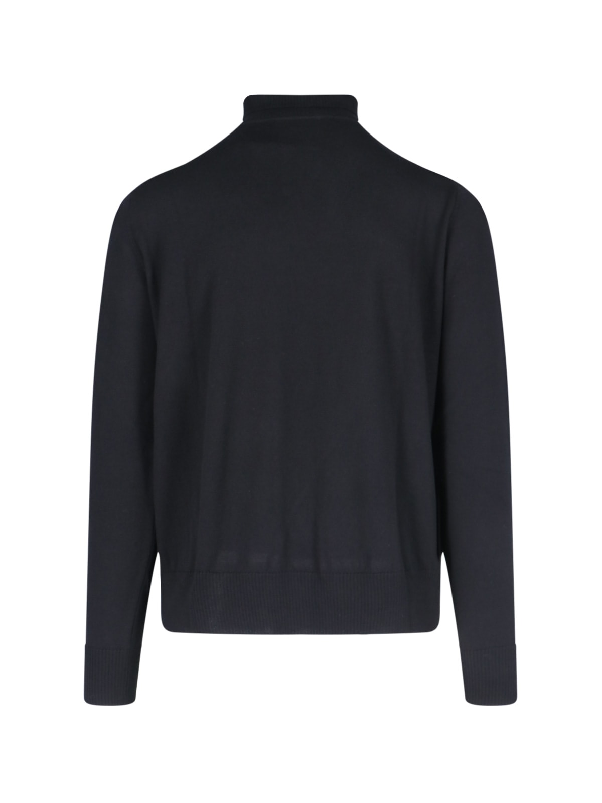 Shop Vivienne Westwood Alex Logo Turtleneck Sweater In Black