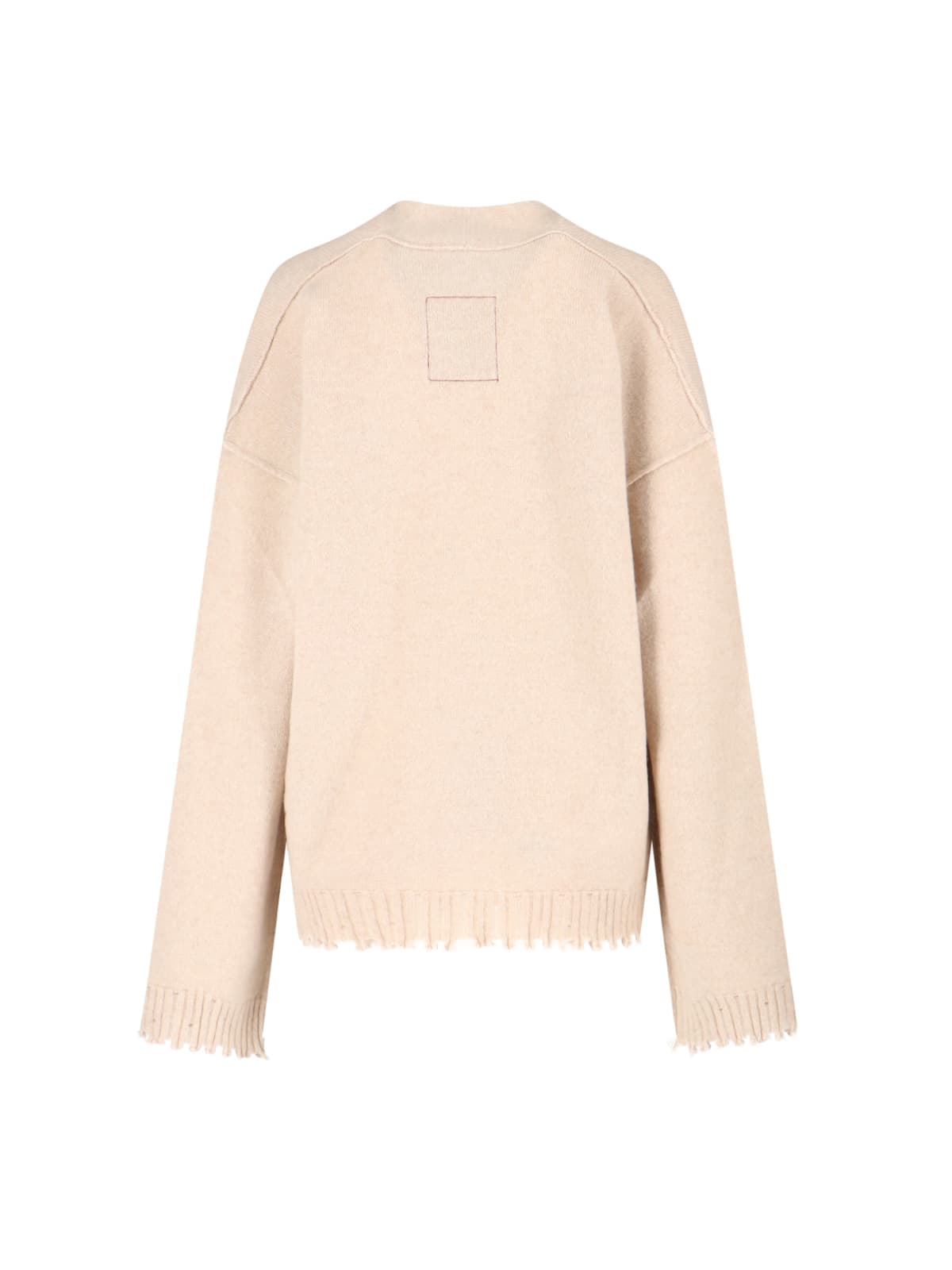 Uma Wang Destroyed Details Cardigan In Neutral