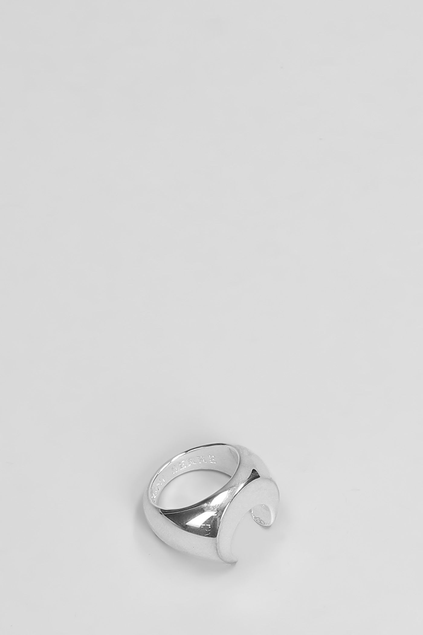 Marine Serre Ring In Silver Brass In Silver