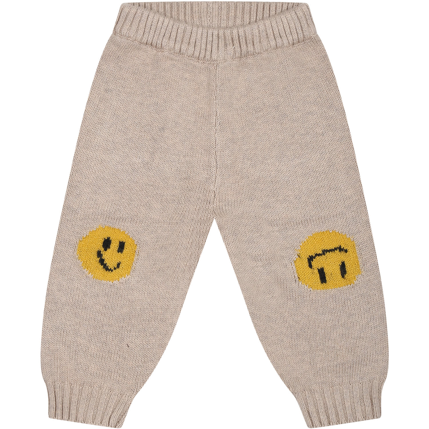 MOLO IVORY TROUSERS FOR BBAY KIDS WITH SMILEY