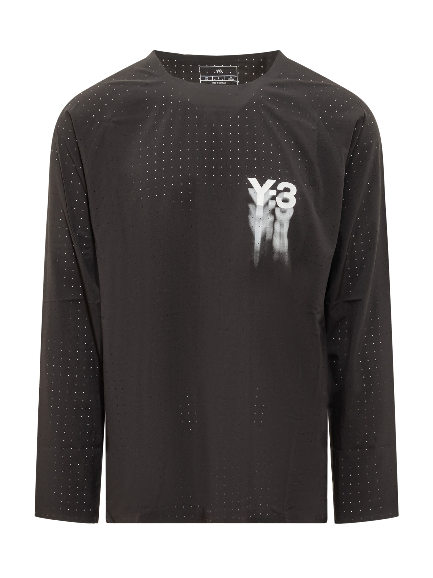Shop Y-3 Run T-shirt In Black