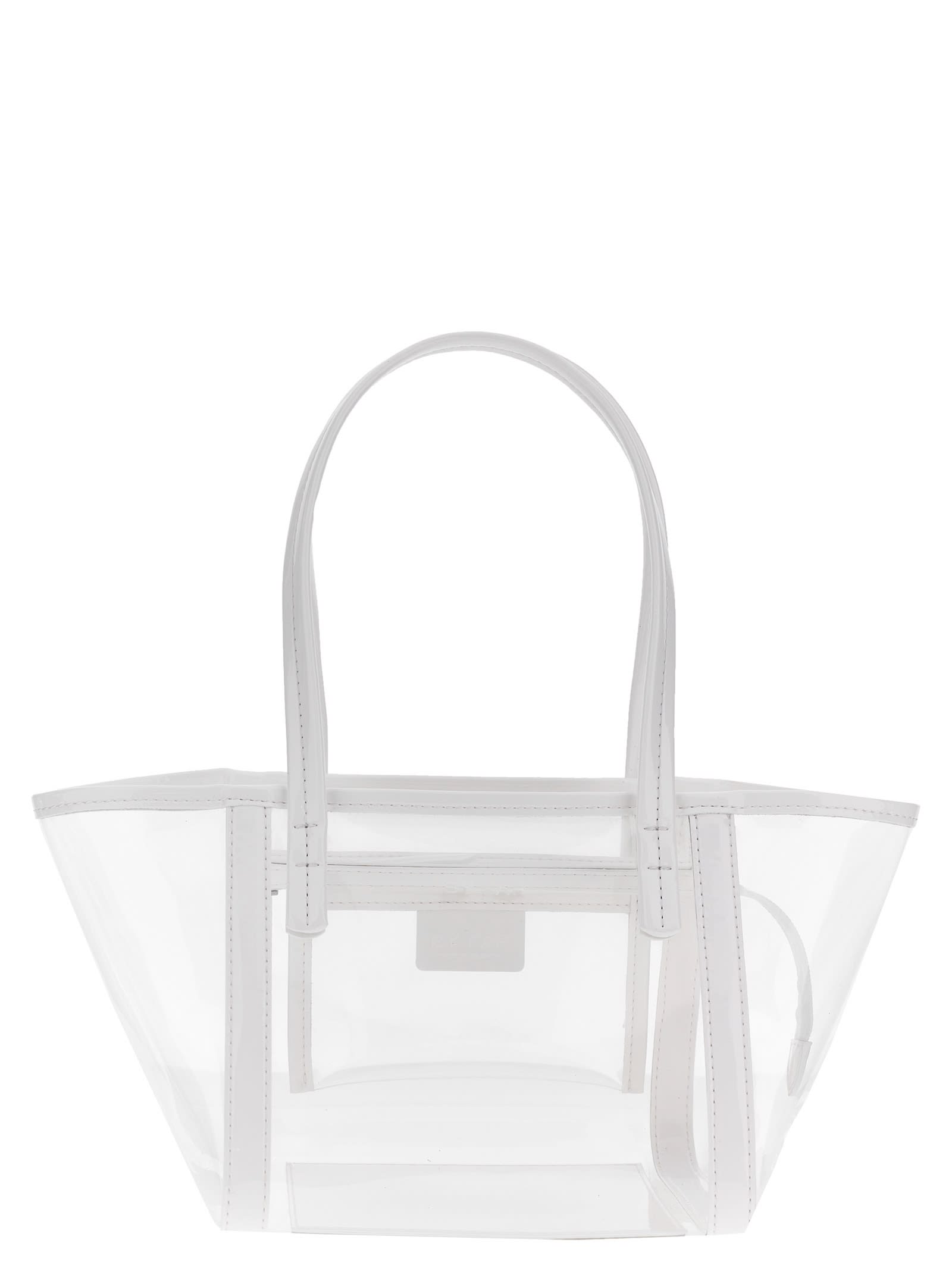 Shop By Far Shopping Club Tote In White