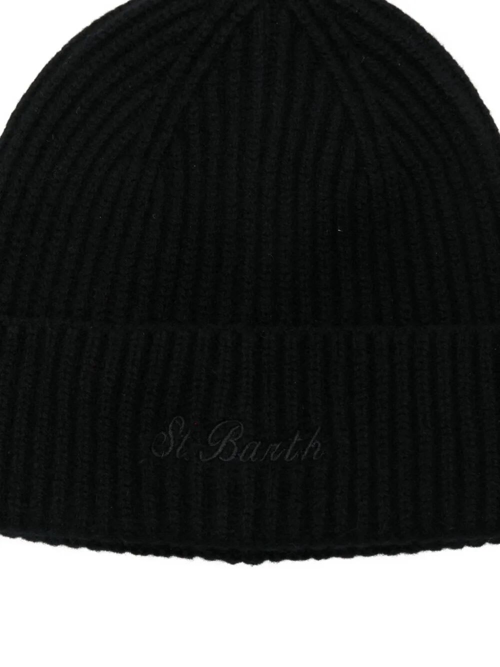 Mc2 Saint Barth Moss Wool In Black