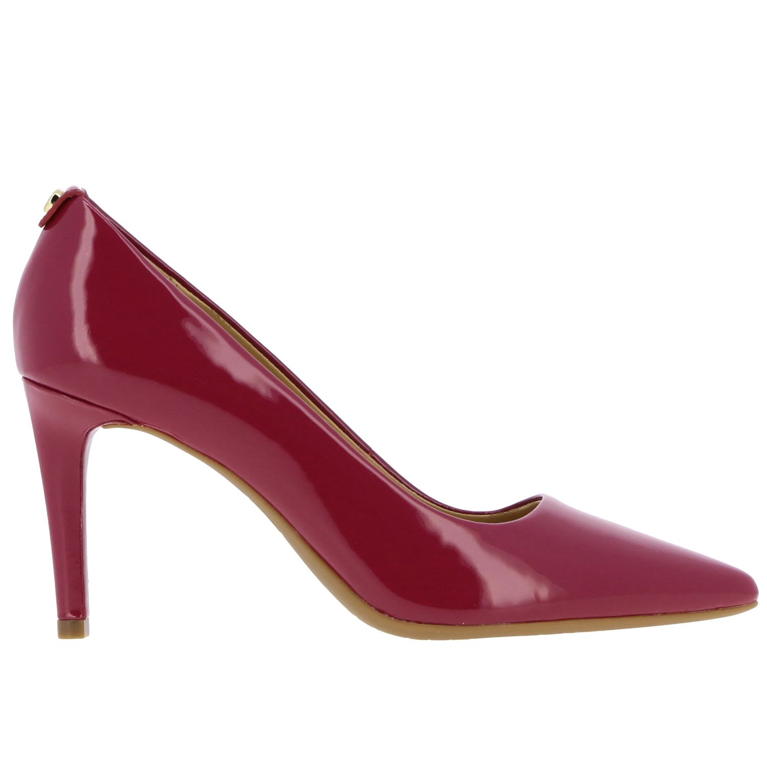 michael kors red patent leather shoes