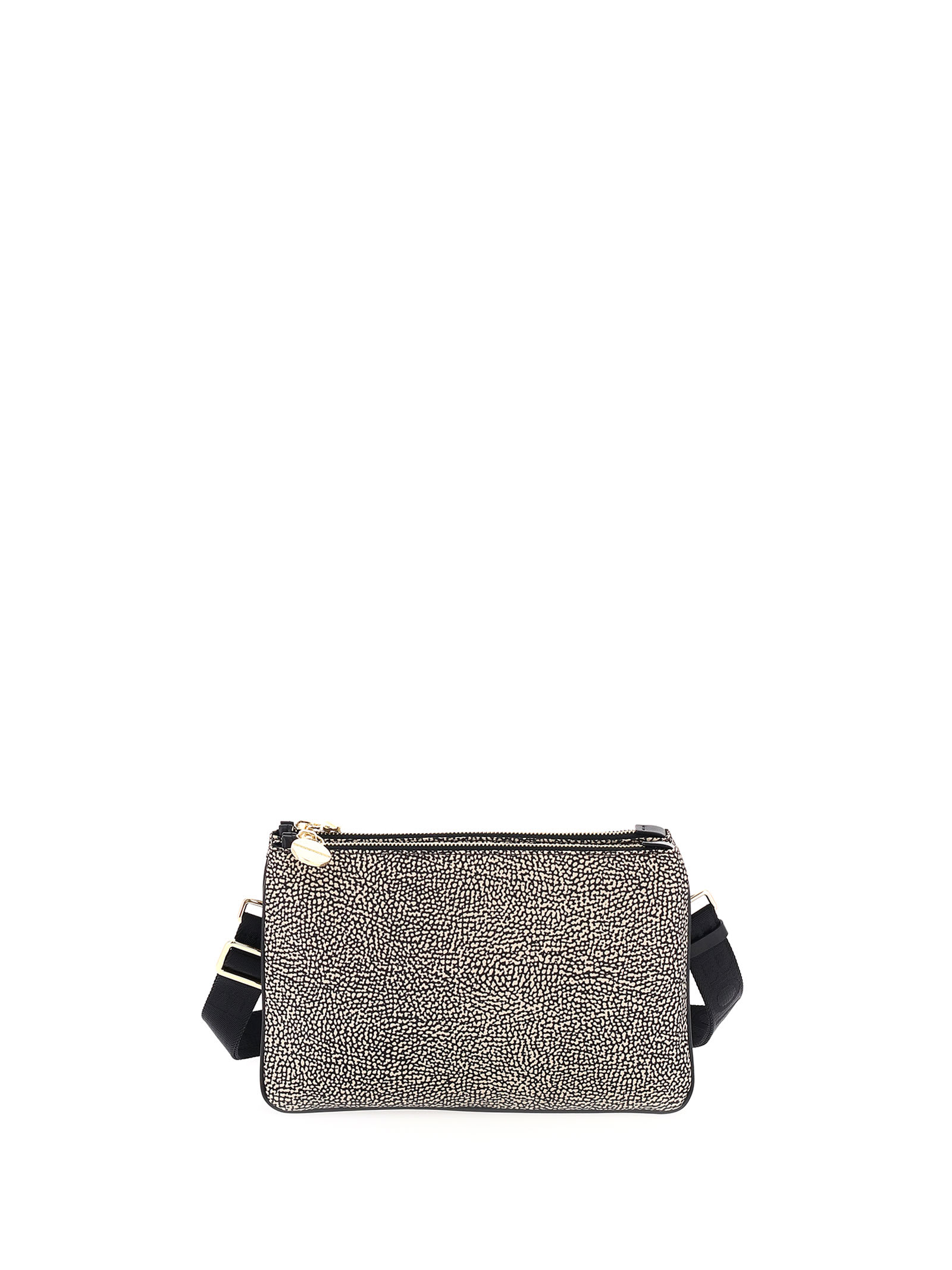 Borbonese Eco Line Small Shoulder Bag In Op Fabric