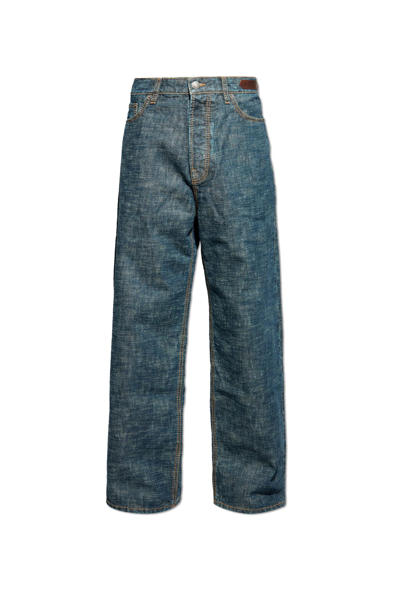 Lanvin Wide-leg Jeans In Blue