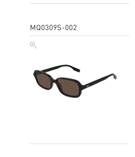 Alexander McQueen Alexander Mcqueen Mq0309s Havana Sunglasses