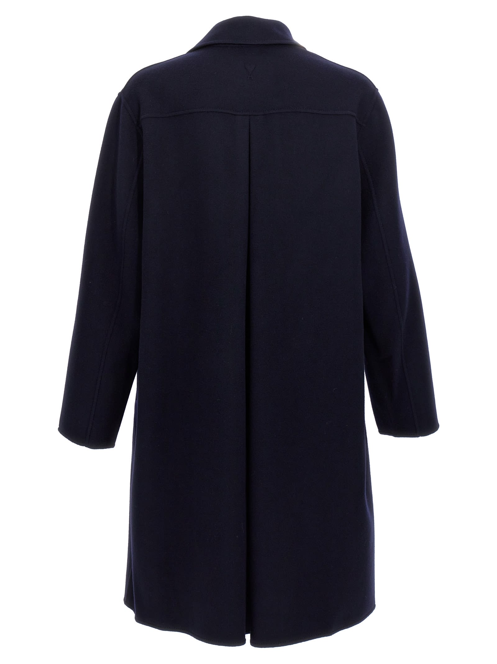 Shop Ami Alexandre Mattiussi Car Coat In Blue