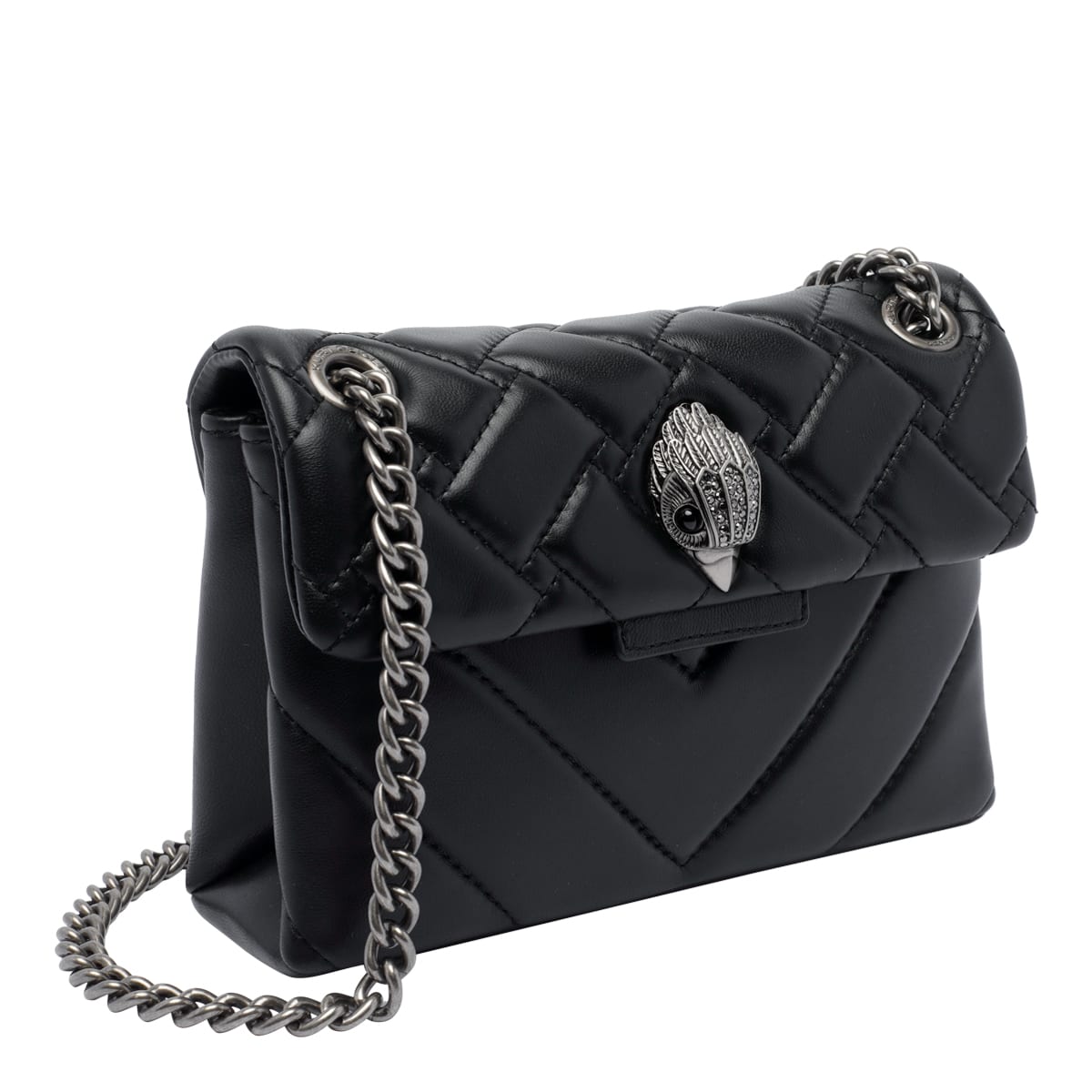 Kurt Geiger Mini Kensington Crossbody Bag In Black