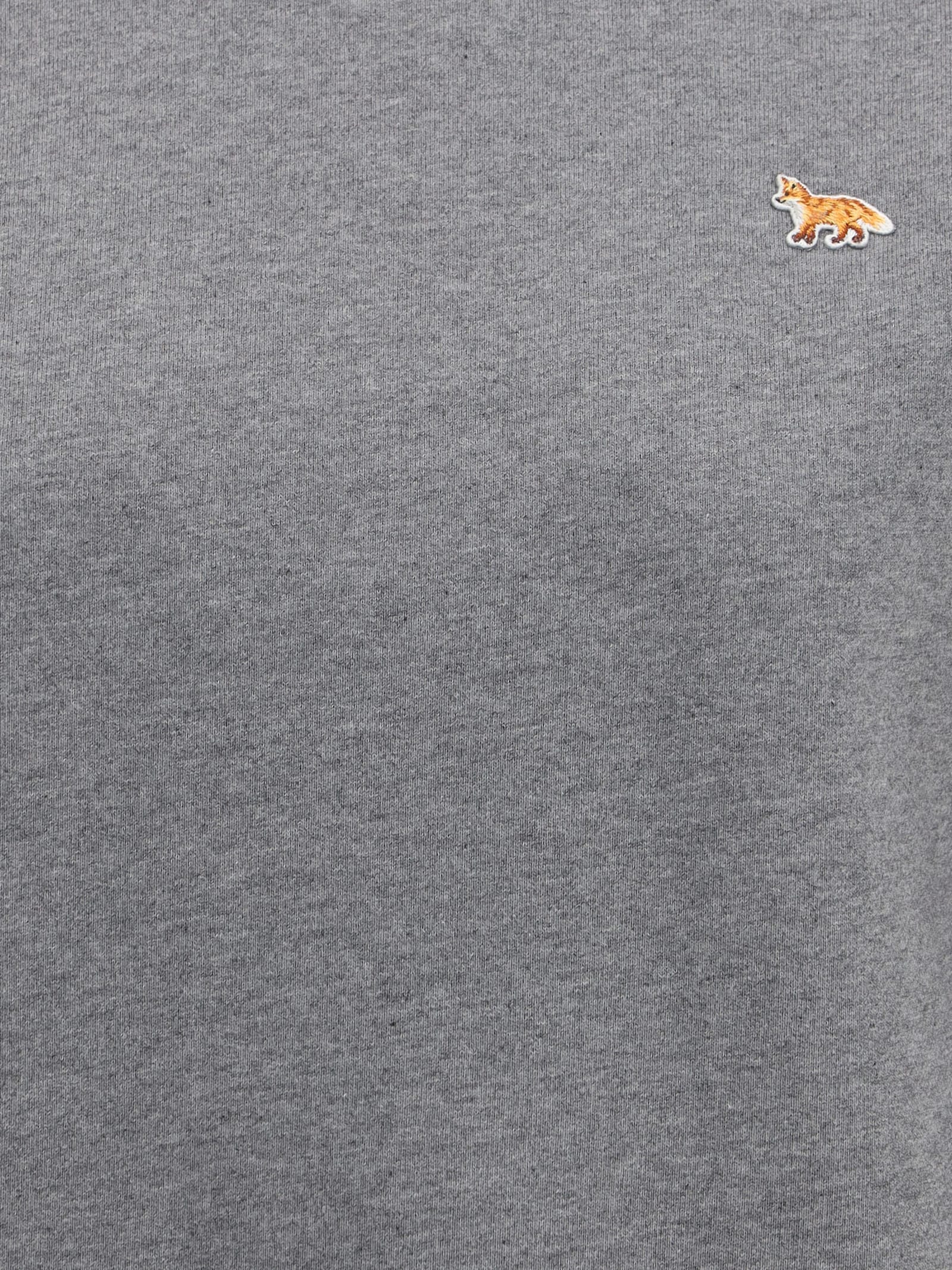 Maison Kitsuné Baby Fox Comfort Sweatshirt In Gray