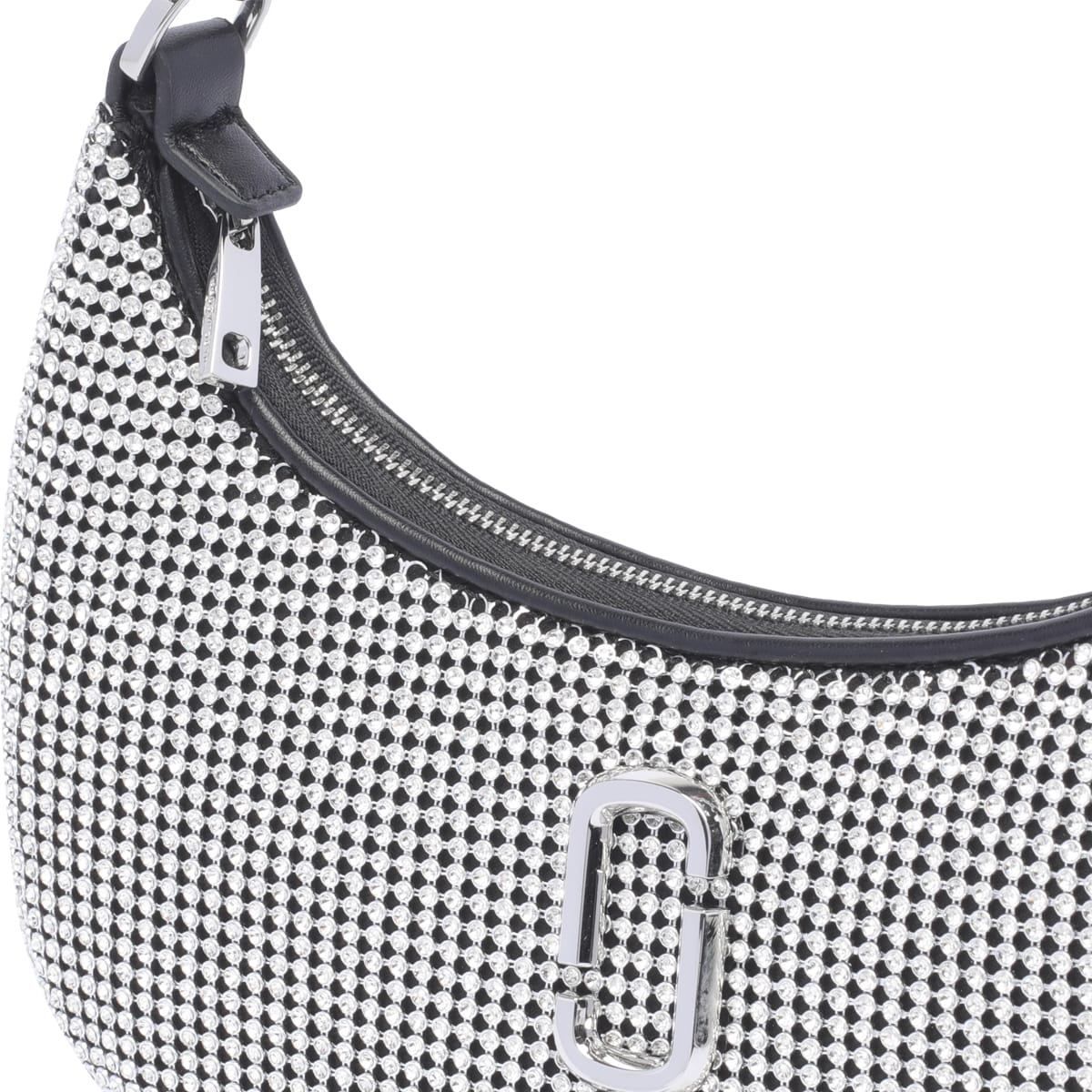 Shop Marc Jacobs The Small Curve Bag In Silver