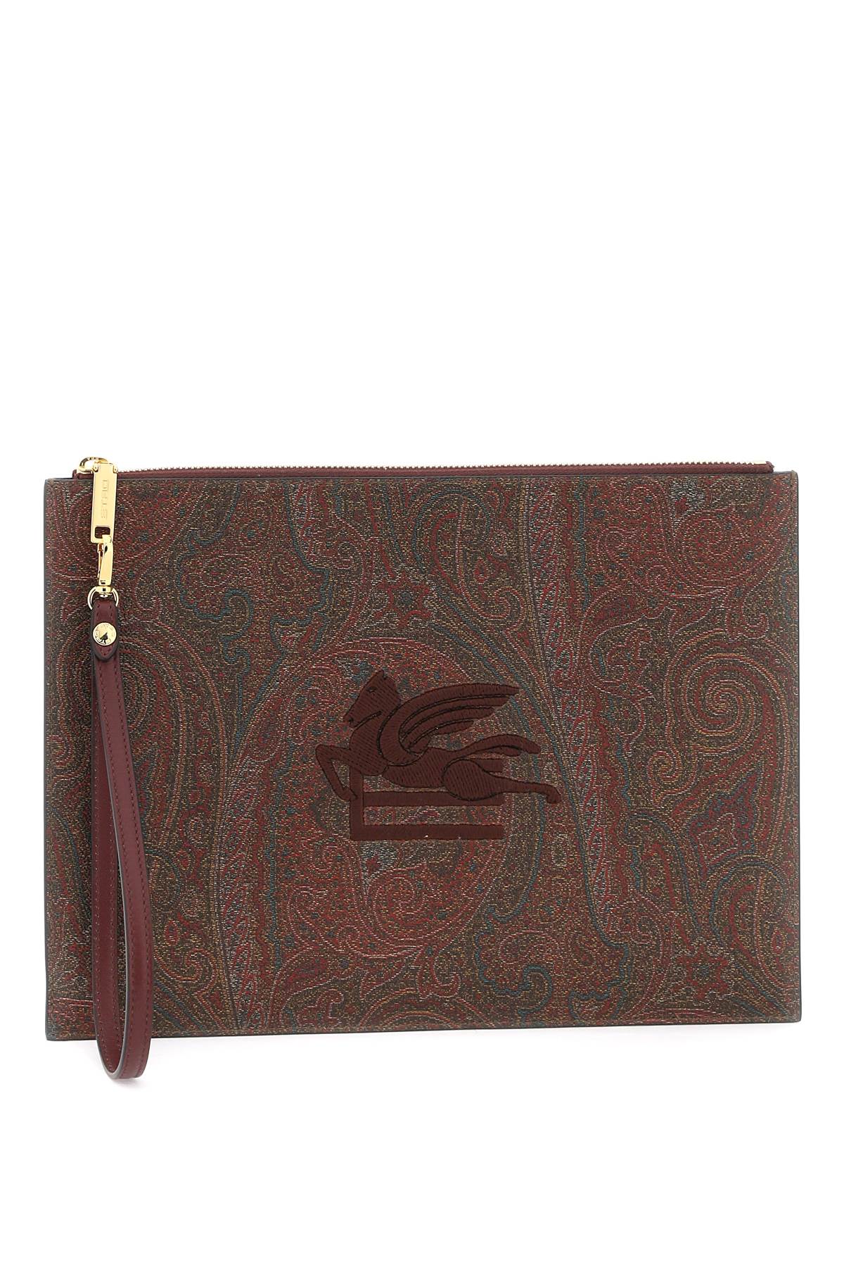 Paisley Pouch With Embroidery