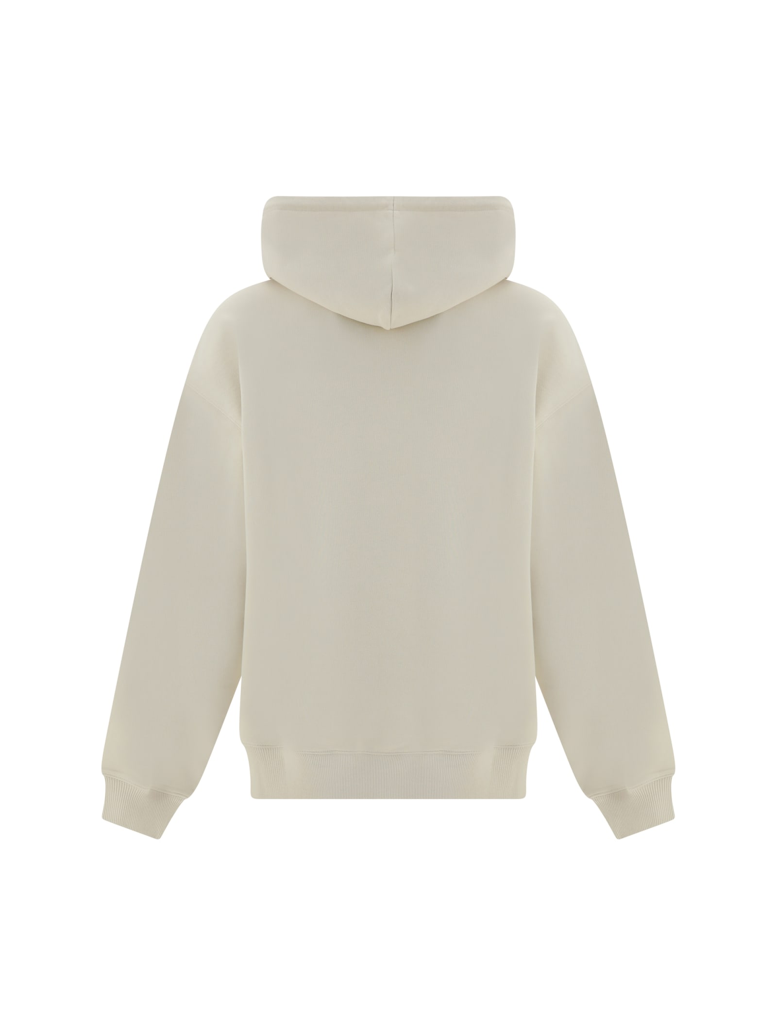 Shop Axel Arigato Embroidered Hoodie In Pale Beige