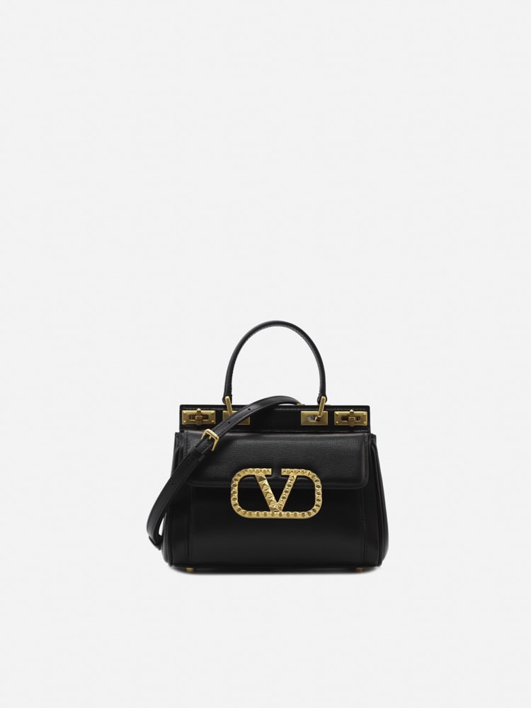 Valentino Garavani Rockstud Alcove Small Leather Handbag