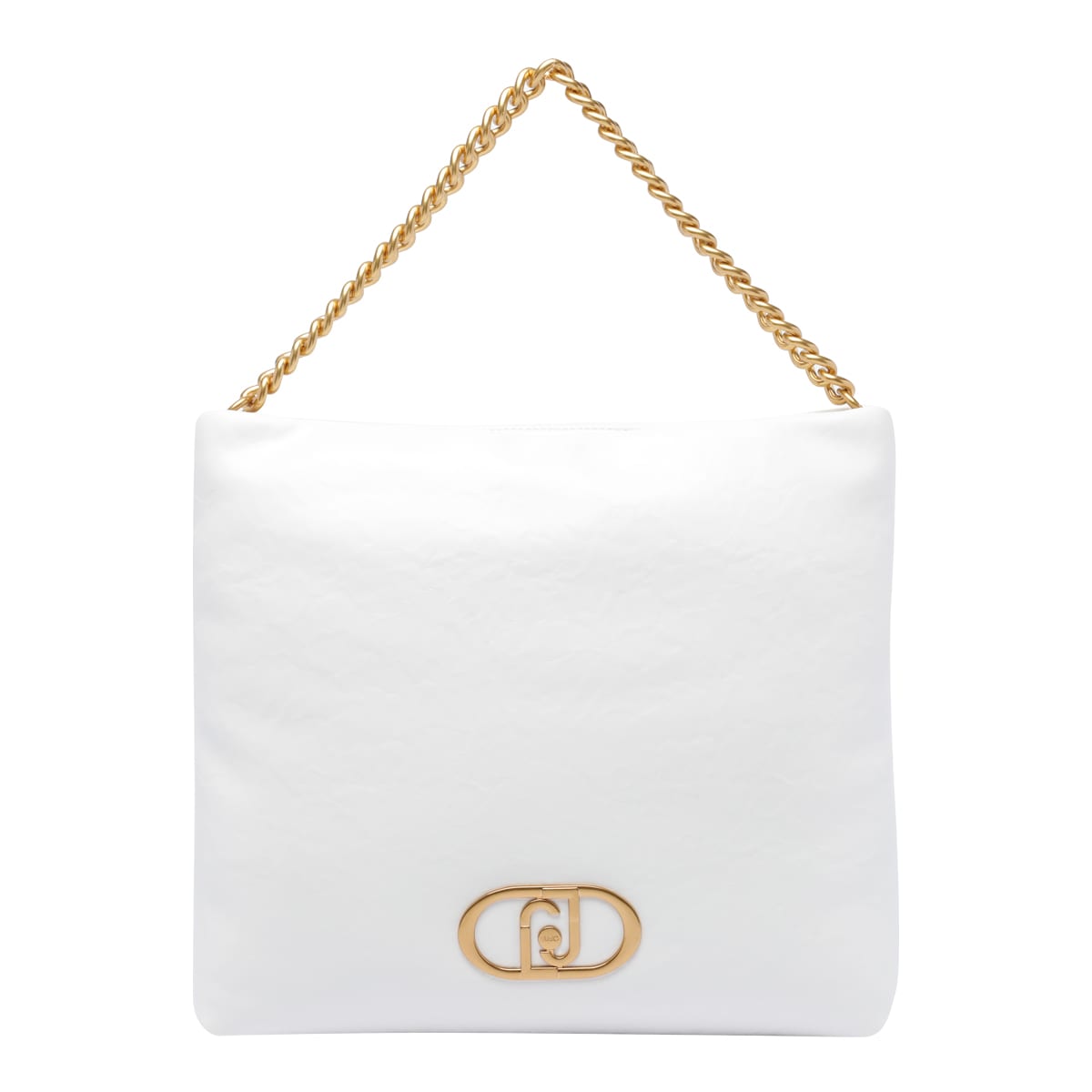 Liu •jo Lapuffy Shoulder Bag In White