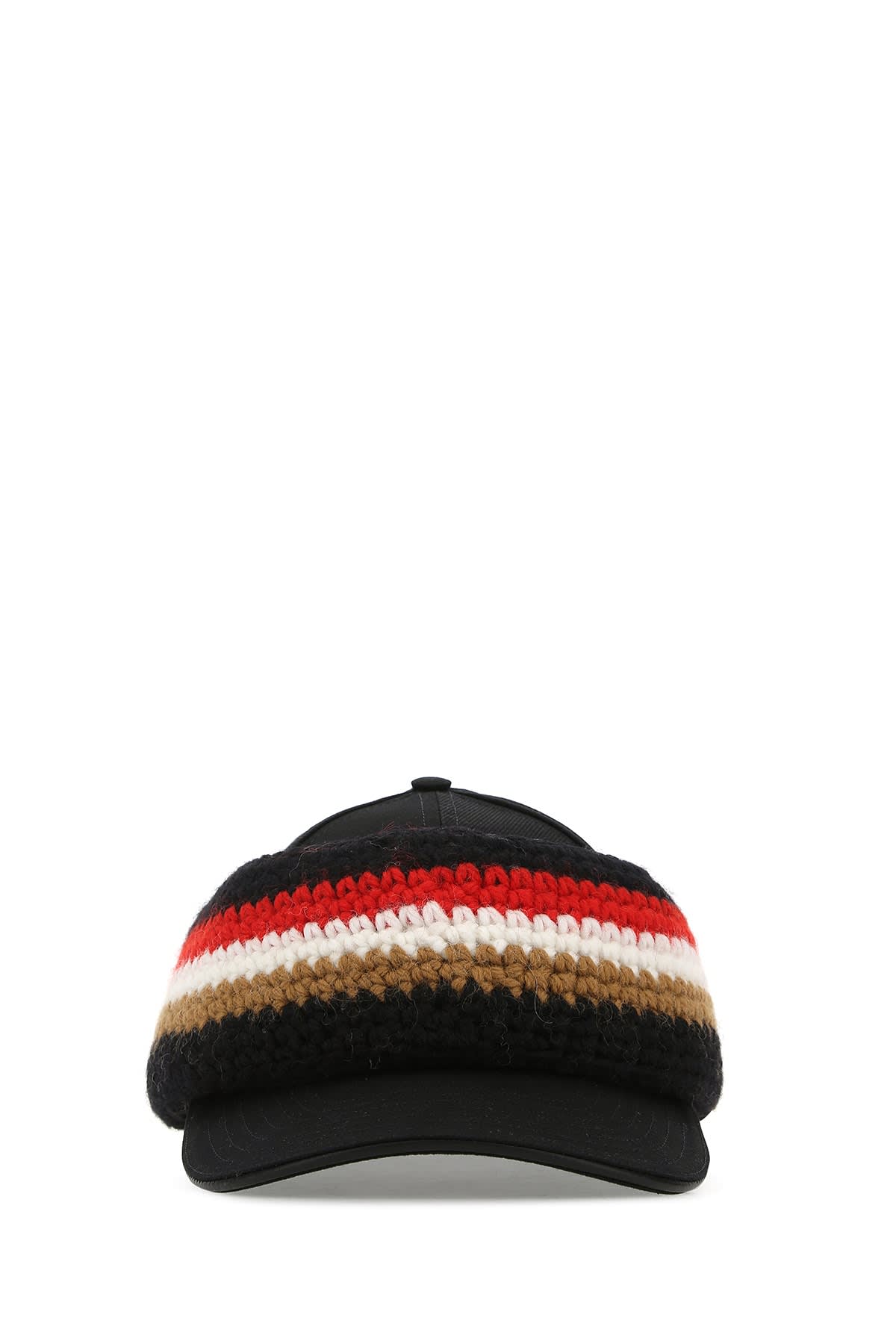 Burberry Baseball Cap With Knit Headband In A1189