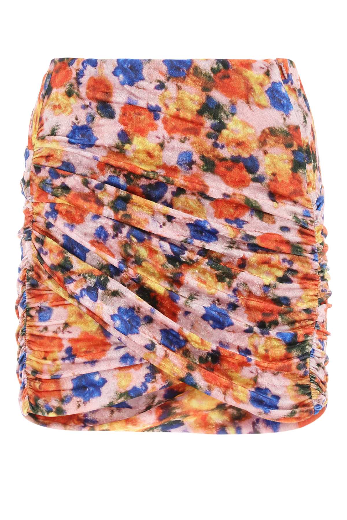Shop Isabel Marant Printed Chenille Guilayo Mini Skirt In 11or