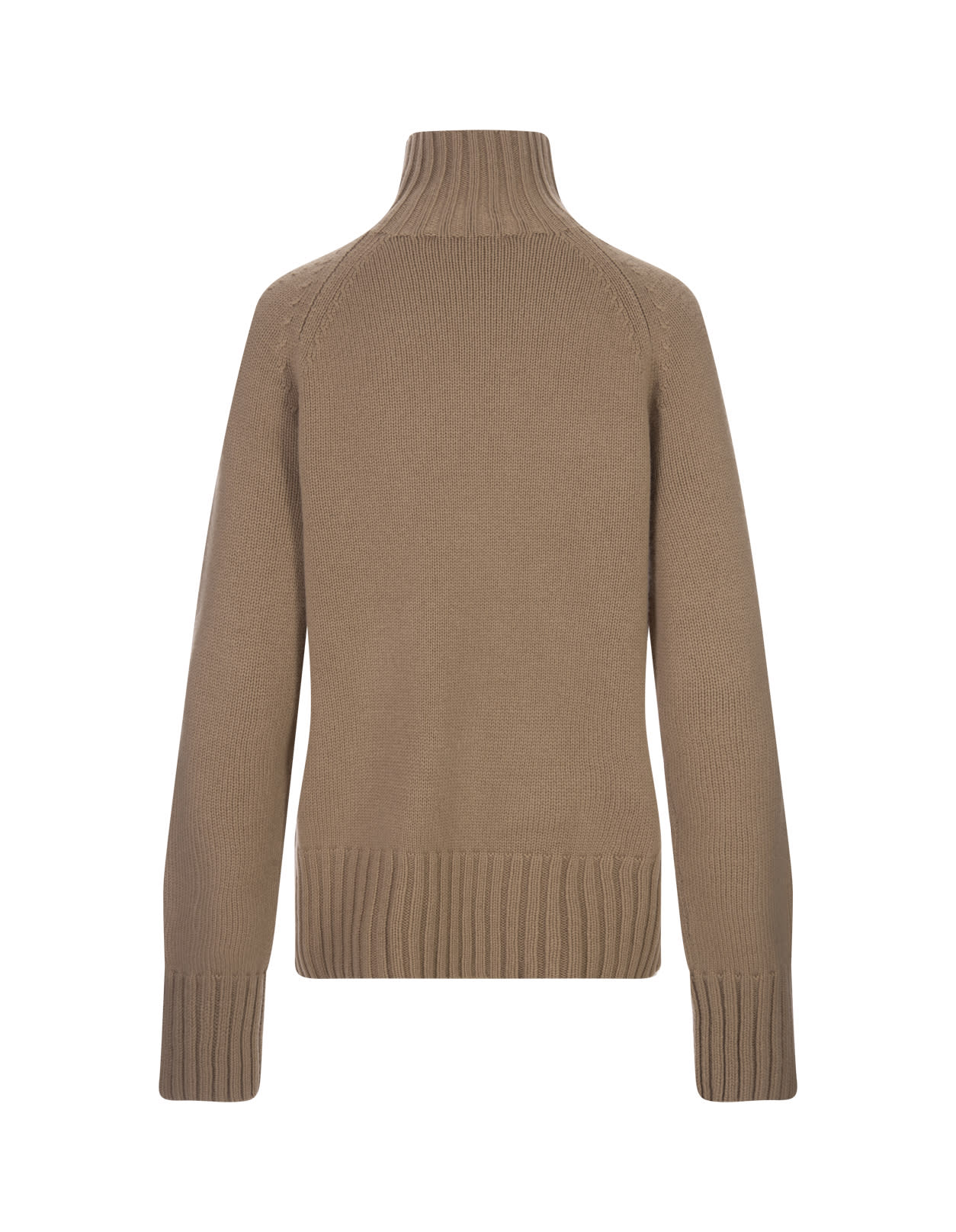 Shop 's Max Mara Camel Mantova Turtleneck In Beige