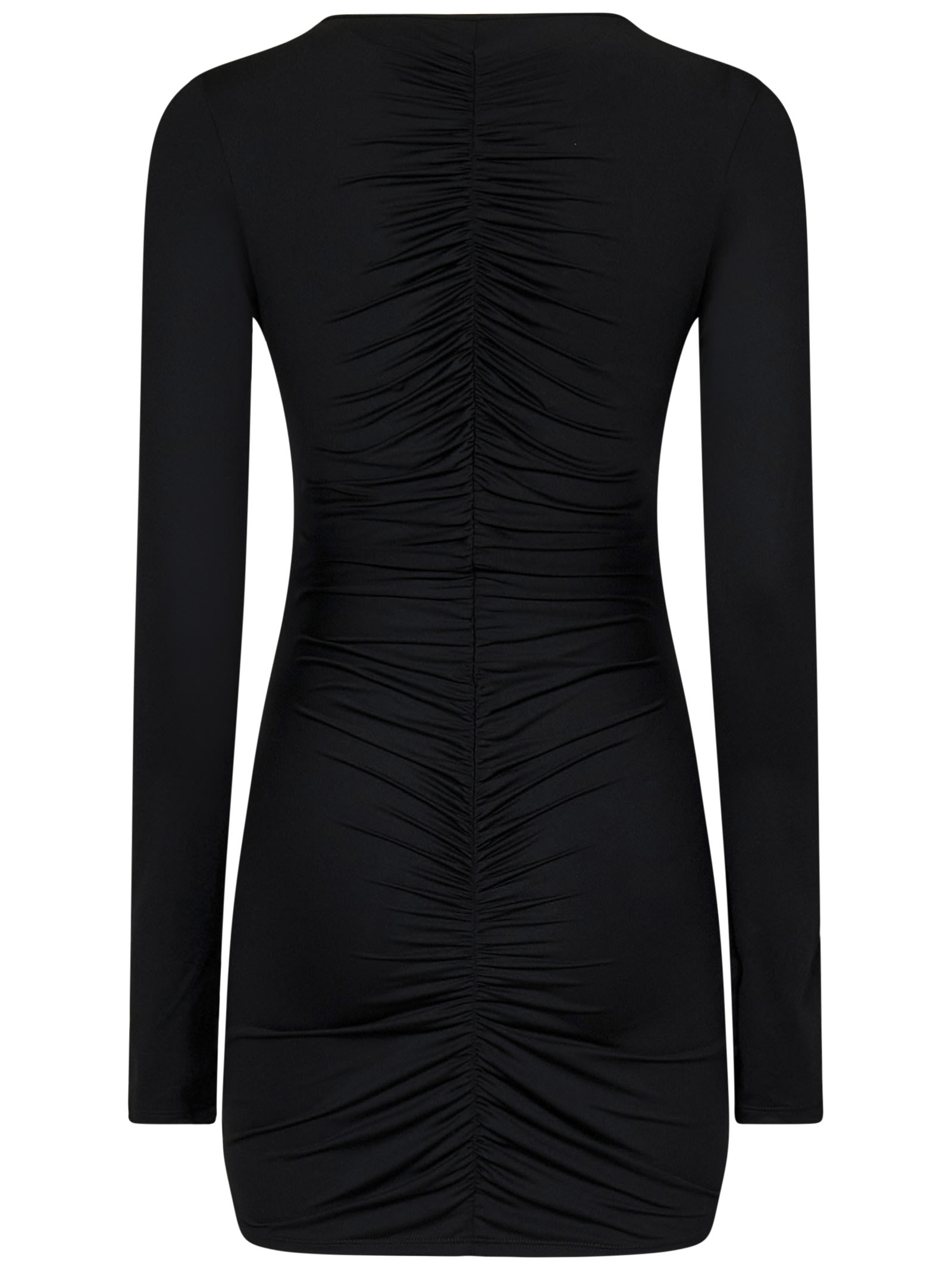 Shop La Reveche Lillibet Mini Dress In Black