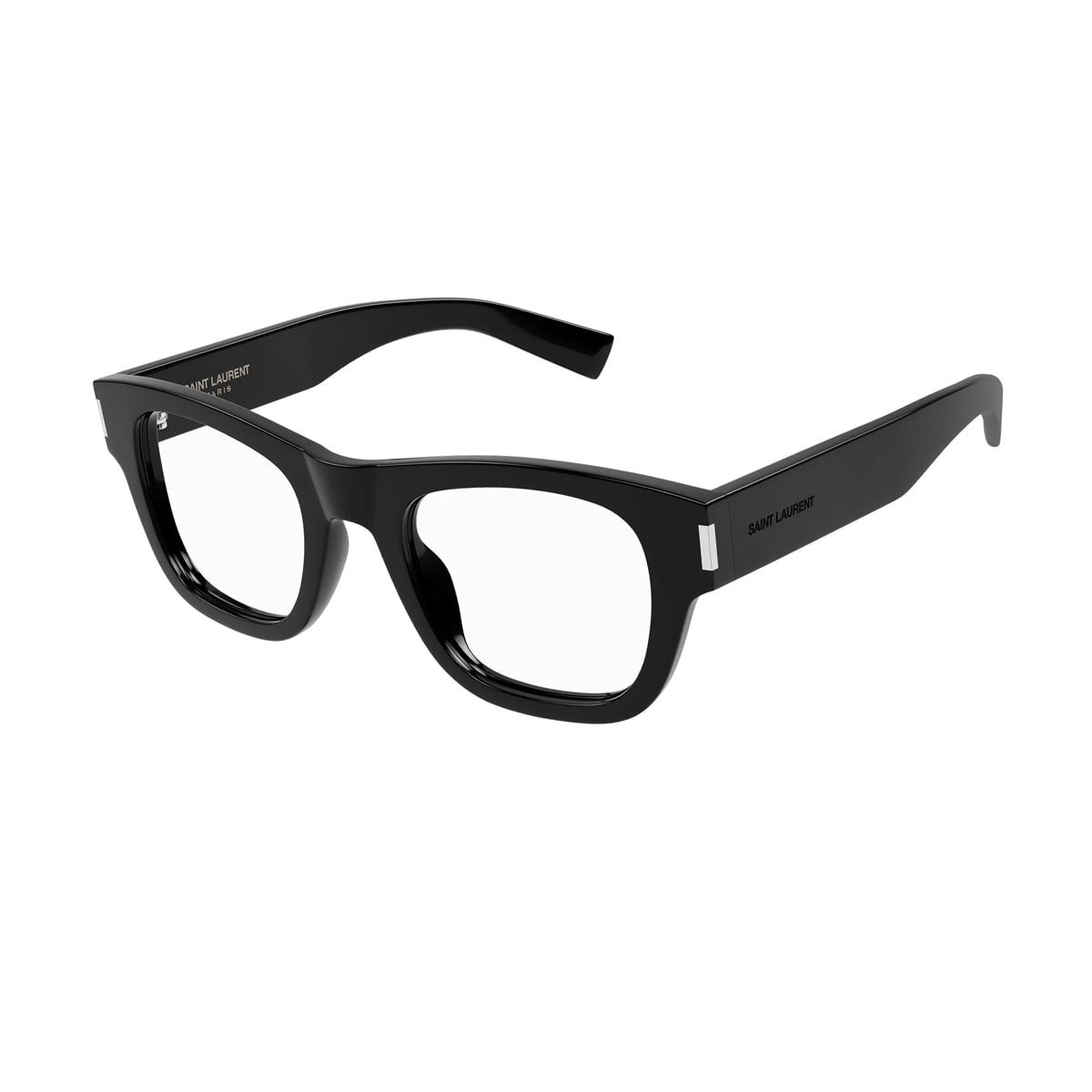 Shop Saint Laurent Sl 698 Linea Classic 001 Black Glasses In Nero