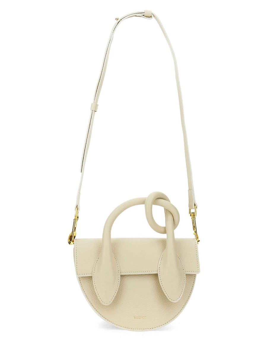 Yuzefi Pretzel Tote Bag In Ivory