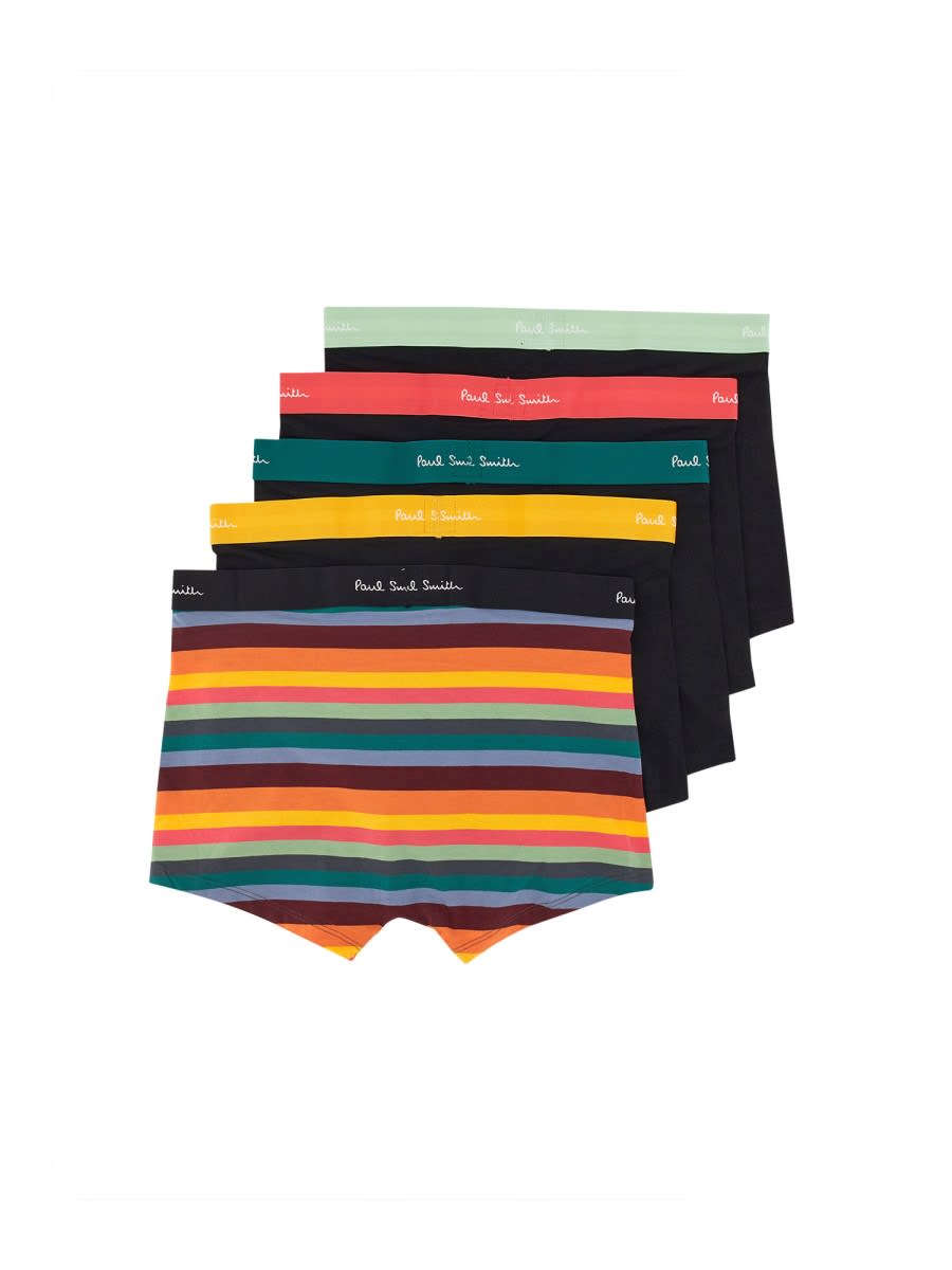 Shop Paul Smith Pack Of Five Briefs In Multicolour