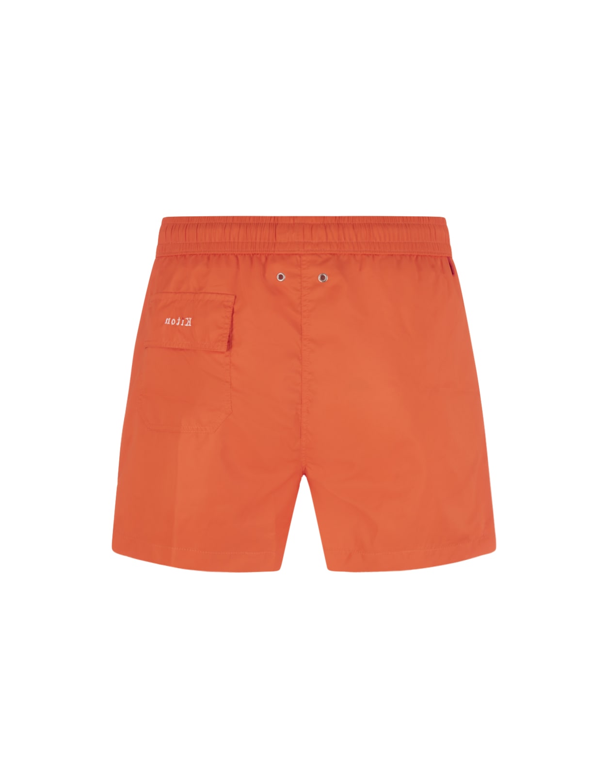 Shop Kiton Orange Swim Shorts