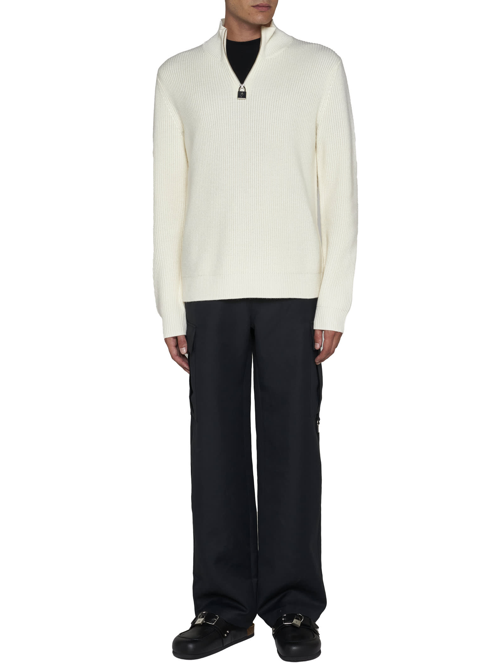Shop Jw Anderson Sweater In Off White