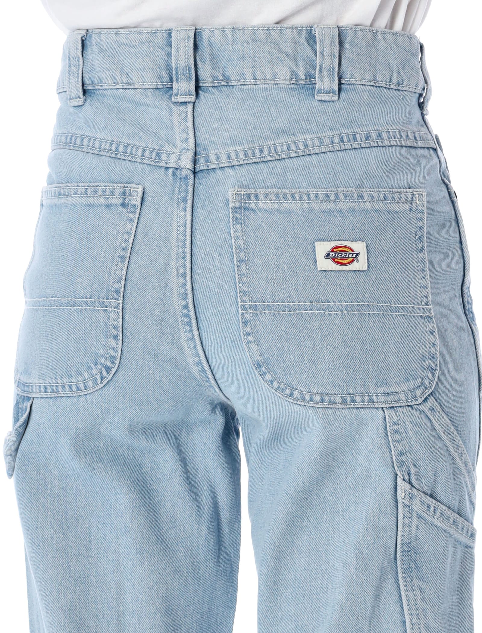 Shop Dickies Ellendale Denim Jeans In Vintage Aged Blue