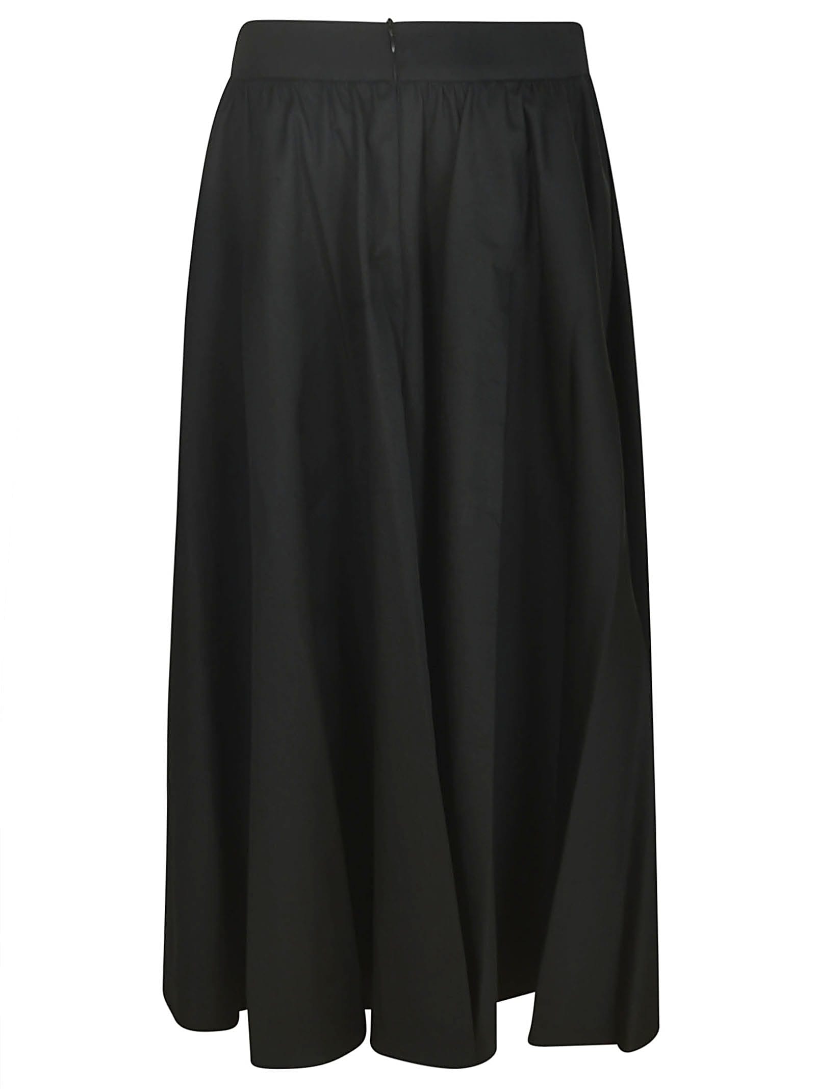 Shop Patou Garbadine Mini Skirt In Black