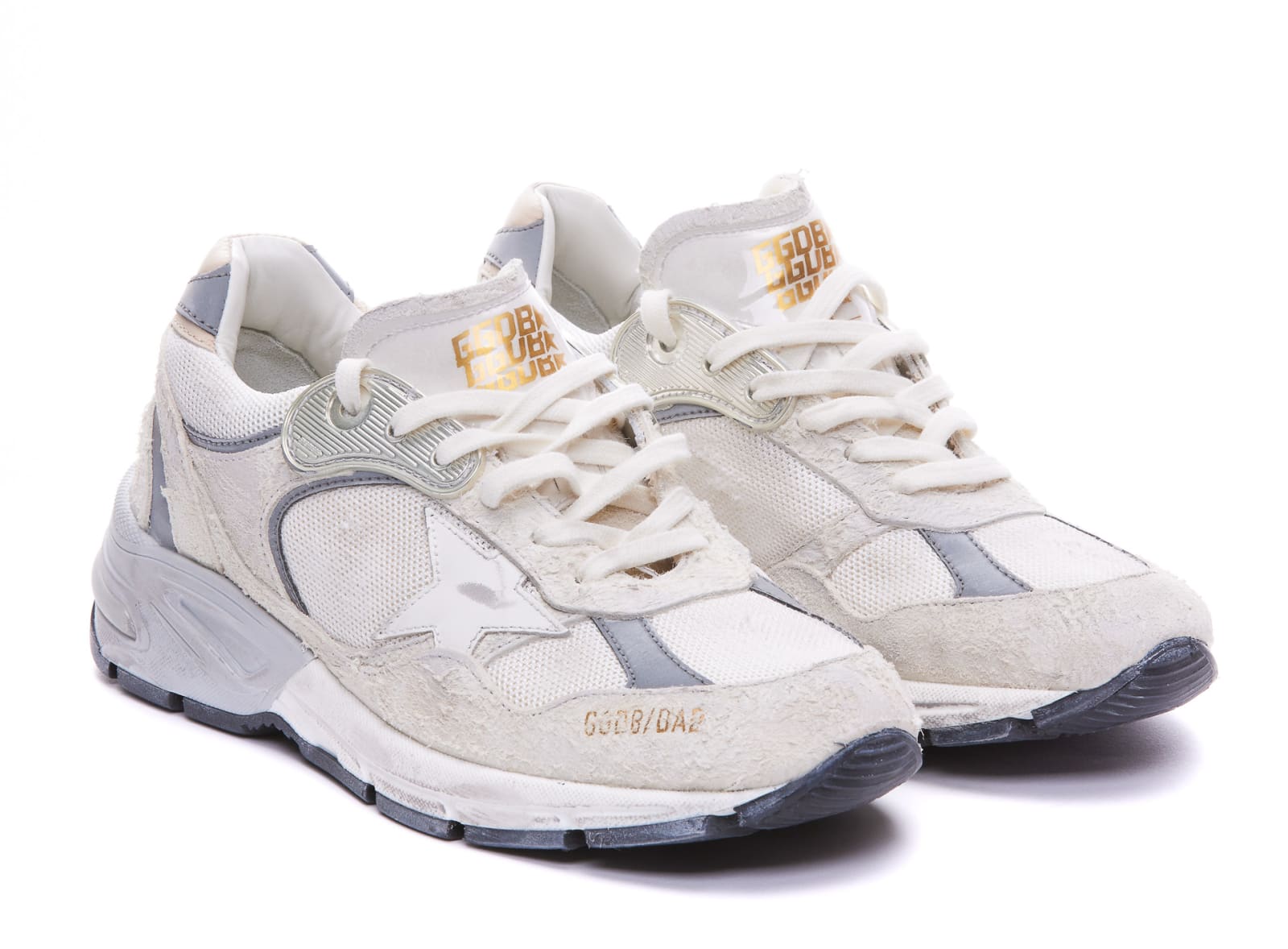 Shop Golden Goose Running Dad Sneakers In White