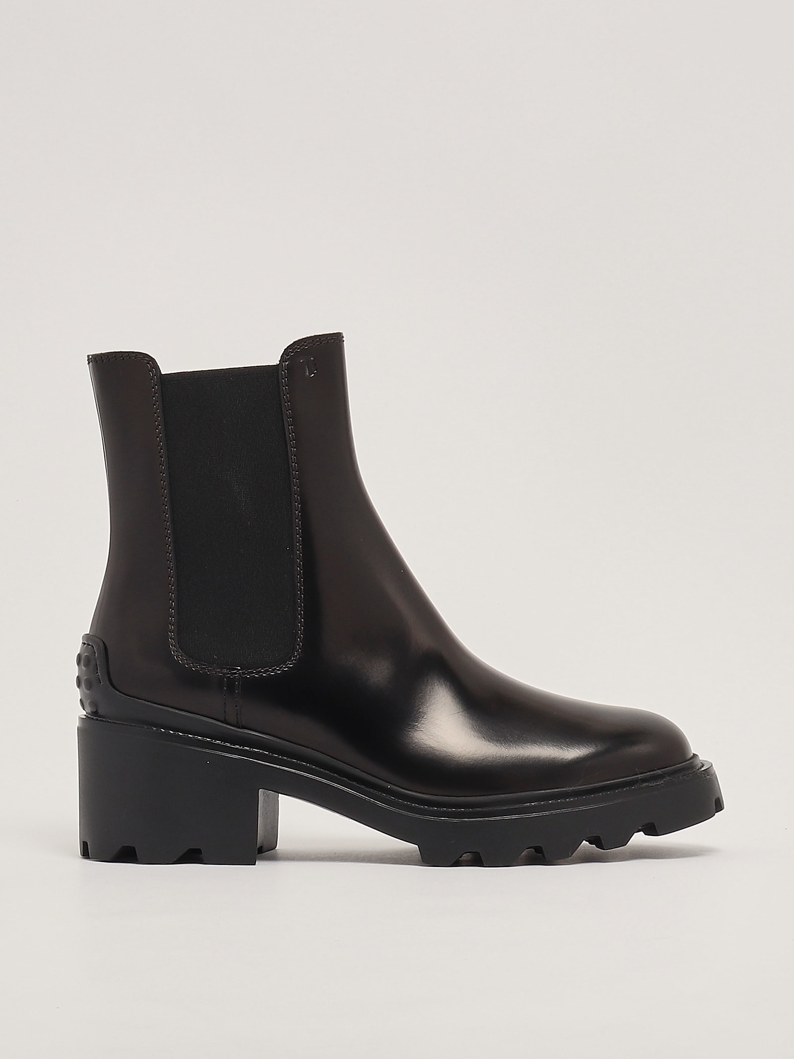 Shop Tod's Gomma Carro T60 Tronchetto Elastico Boots In Nero