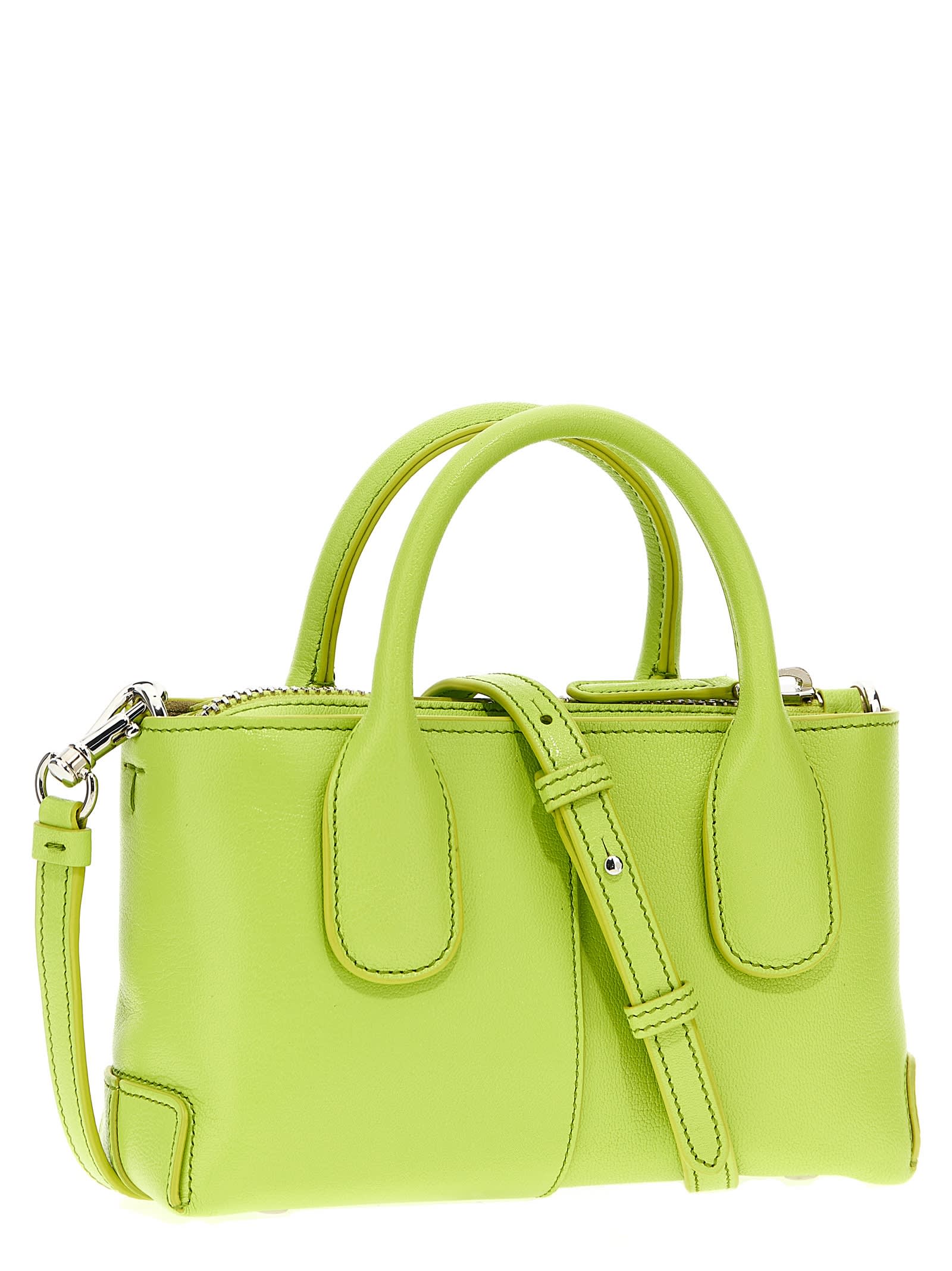Shop Tod's Di Bag Handbag In Green