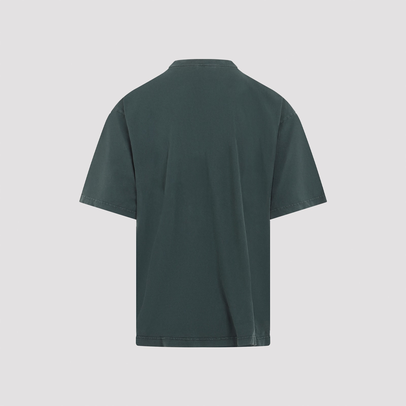 Balenciaga Short Sleeve Graphic Print T-shirt In Green