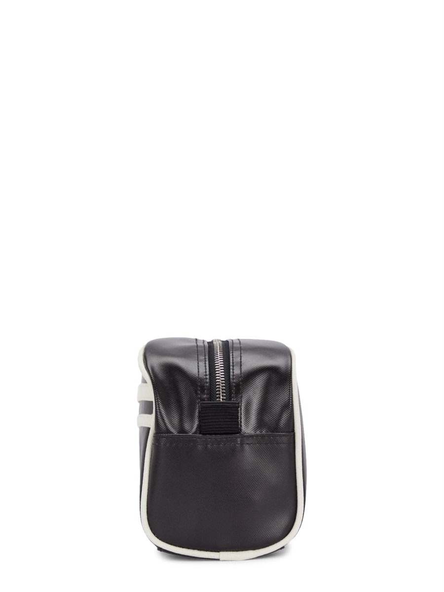 Fred Perry Coated Polyester Wash Bag Navy In Black