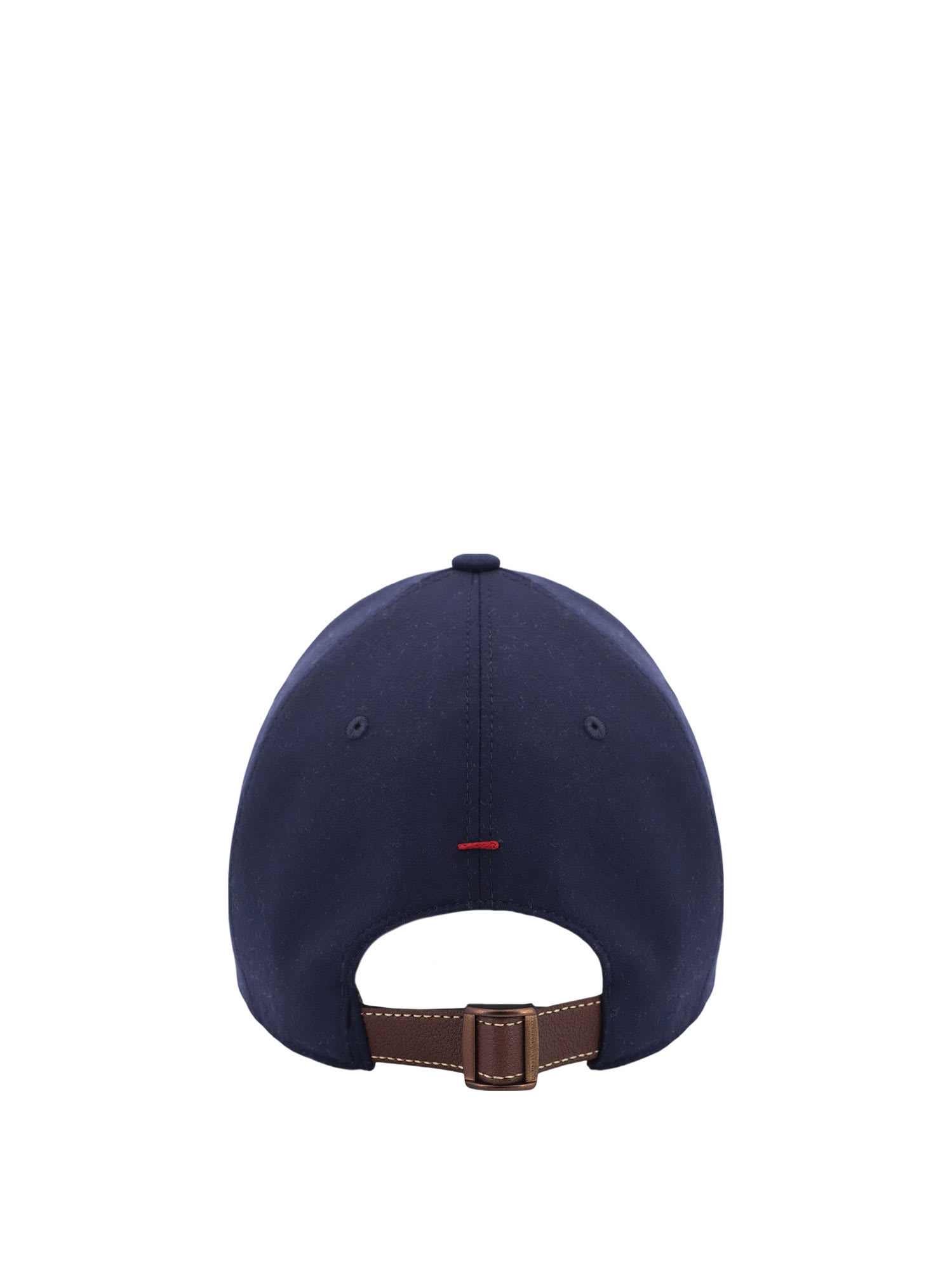 Shop Brunello Cucinelli Hat In Blu Grigio