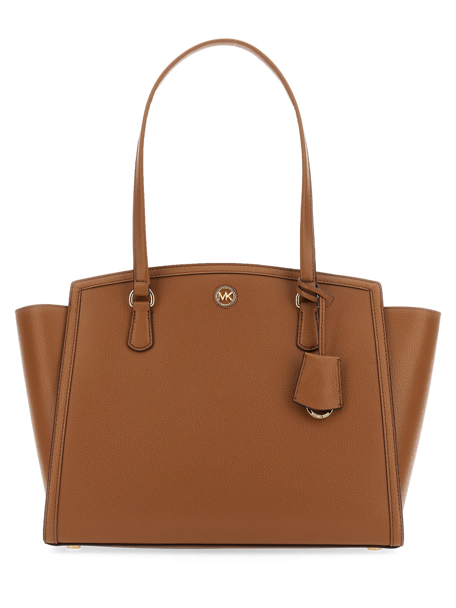 Shop Michael Michael Kors Chantal Tote Bag In Luggage