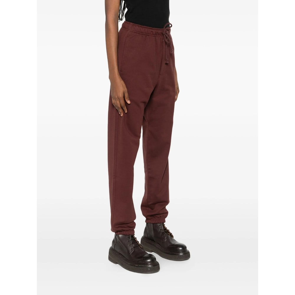 Y-3 Drawstring-waist Pants In Brown