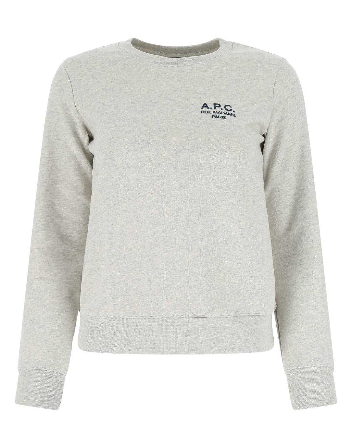 A.P.C. Logo-print Crewneck Sweater