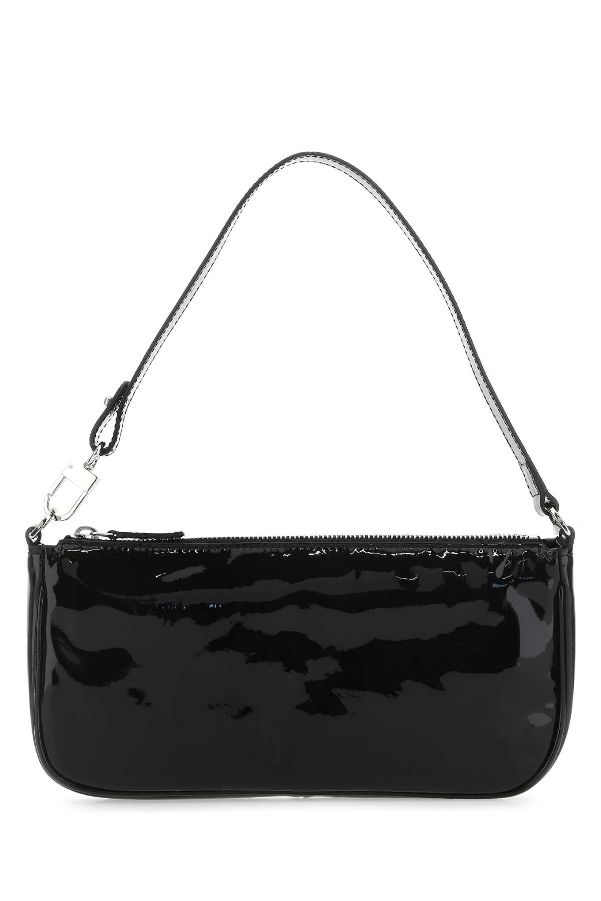 Black Leather Rachel Handbag