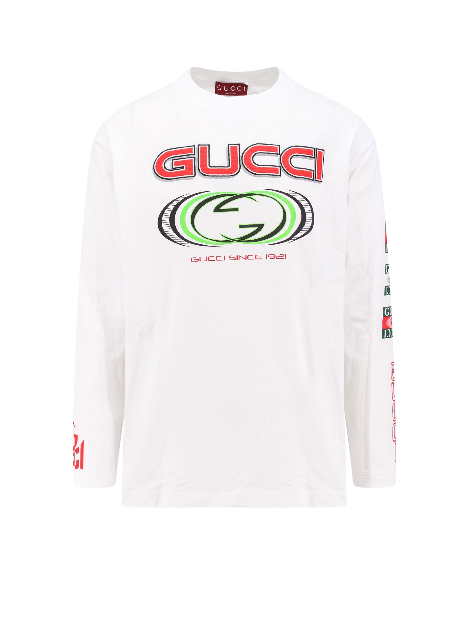 Gucci Cotton T-shirt With Frontal Gg Print