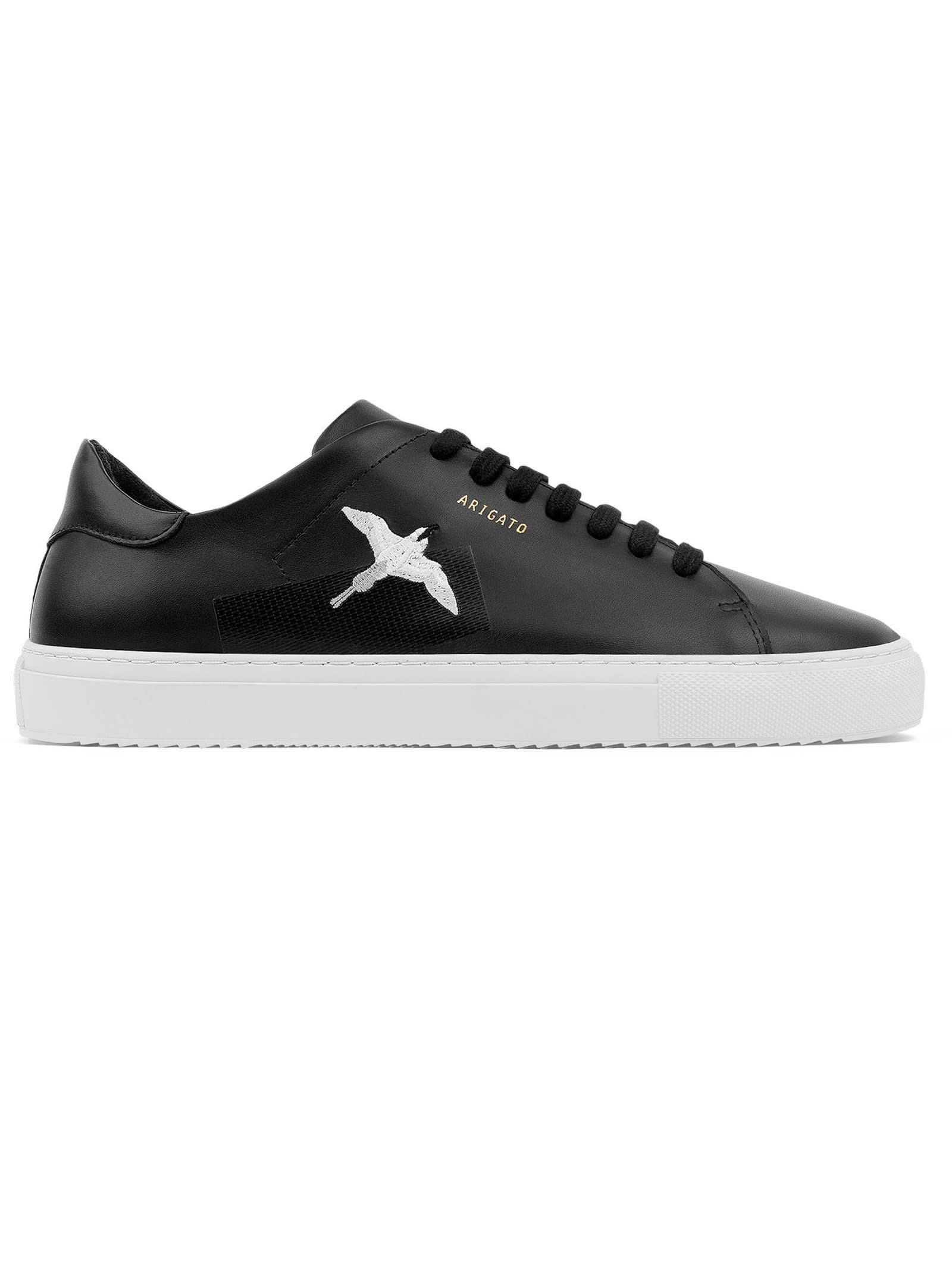 Axel Arigato Black Leather Clean 90 Sneakers