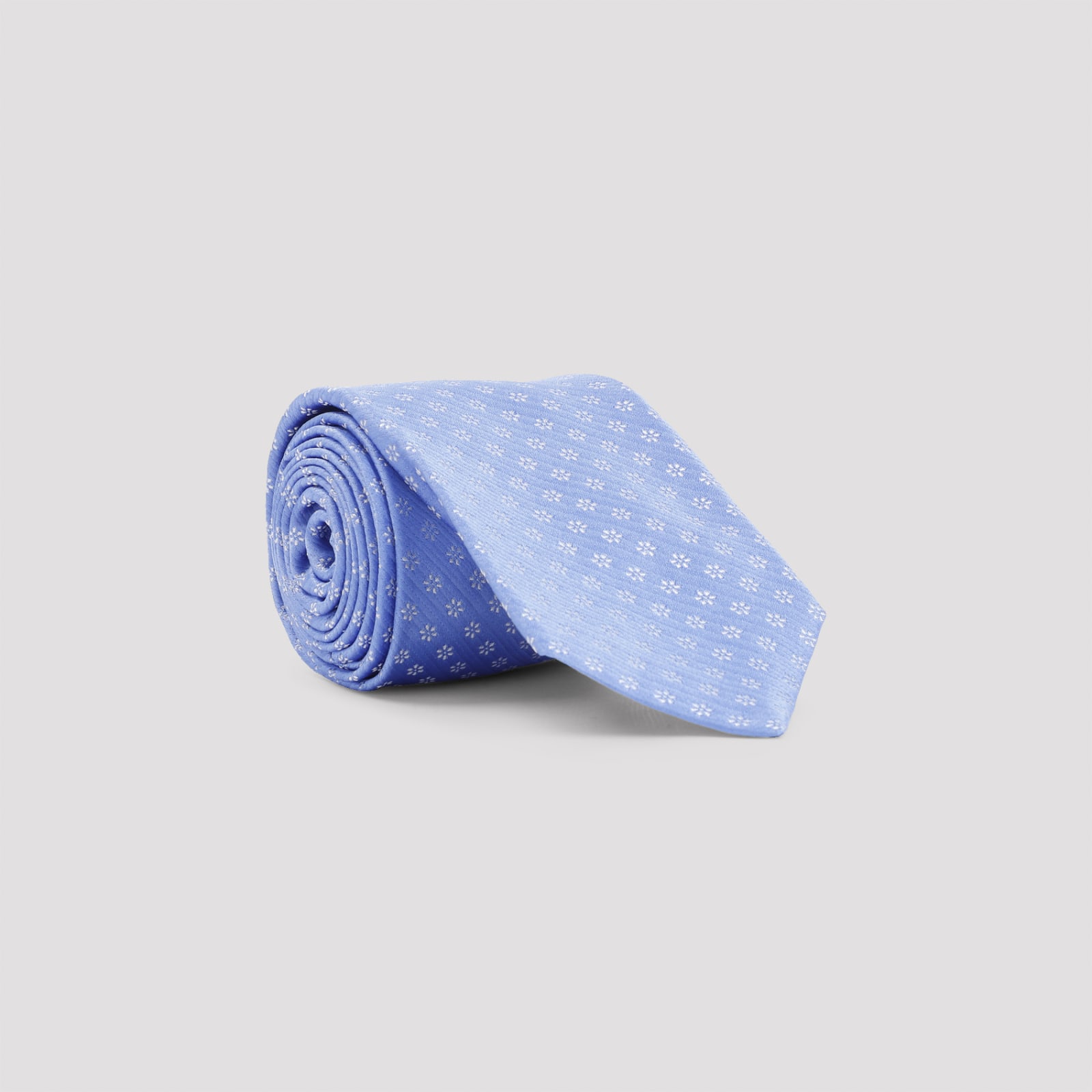 Shop Kiton Silk Tie In Azzurro