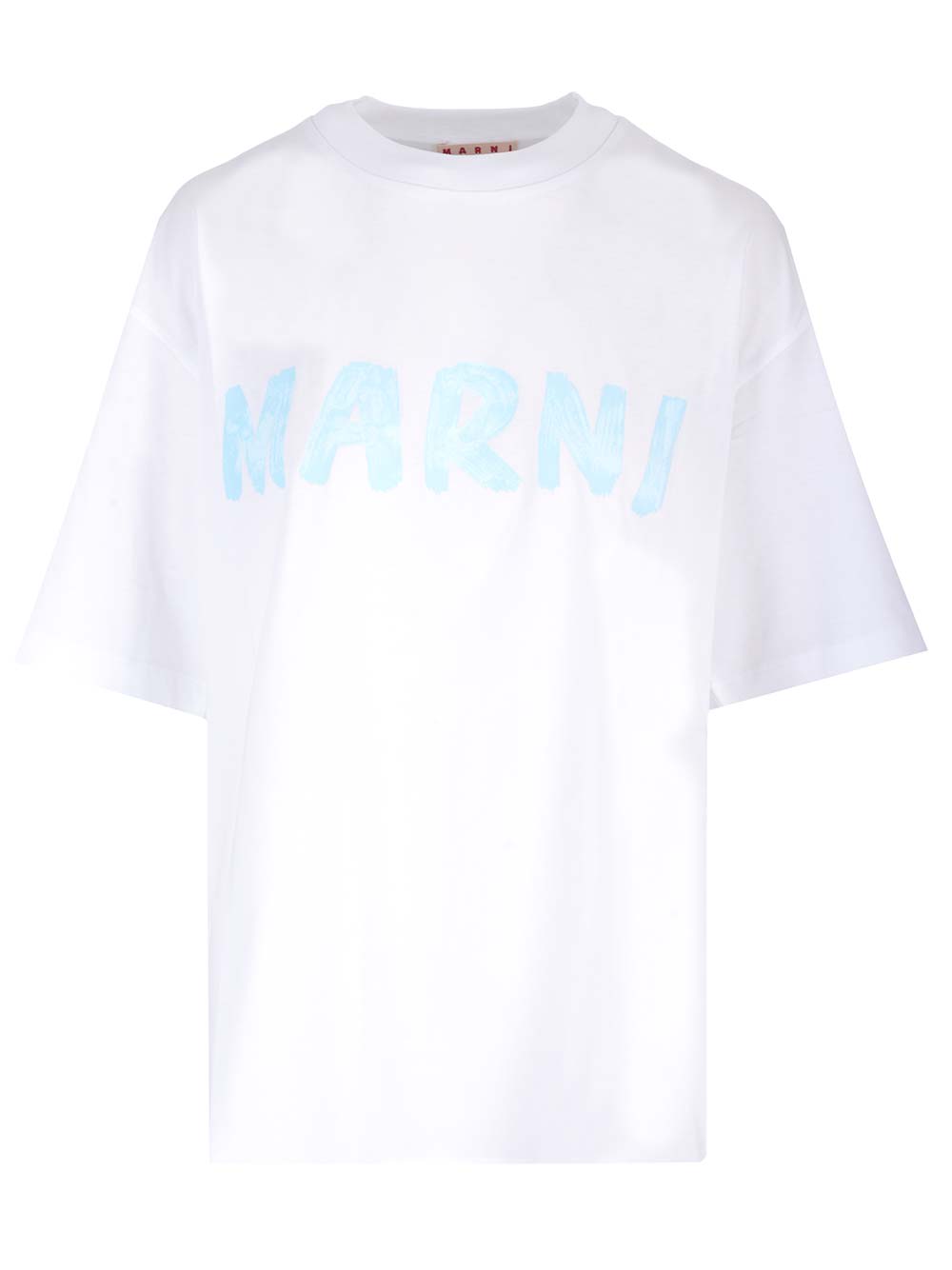 Shop Marni Oversized T-shirt In White