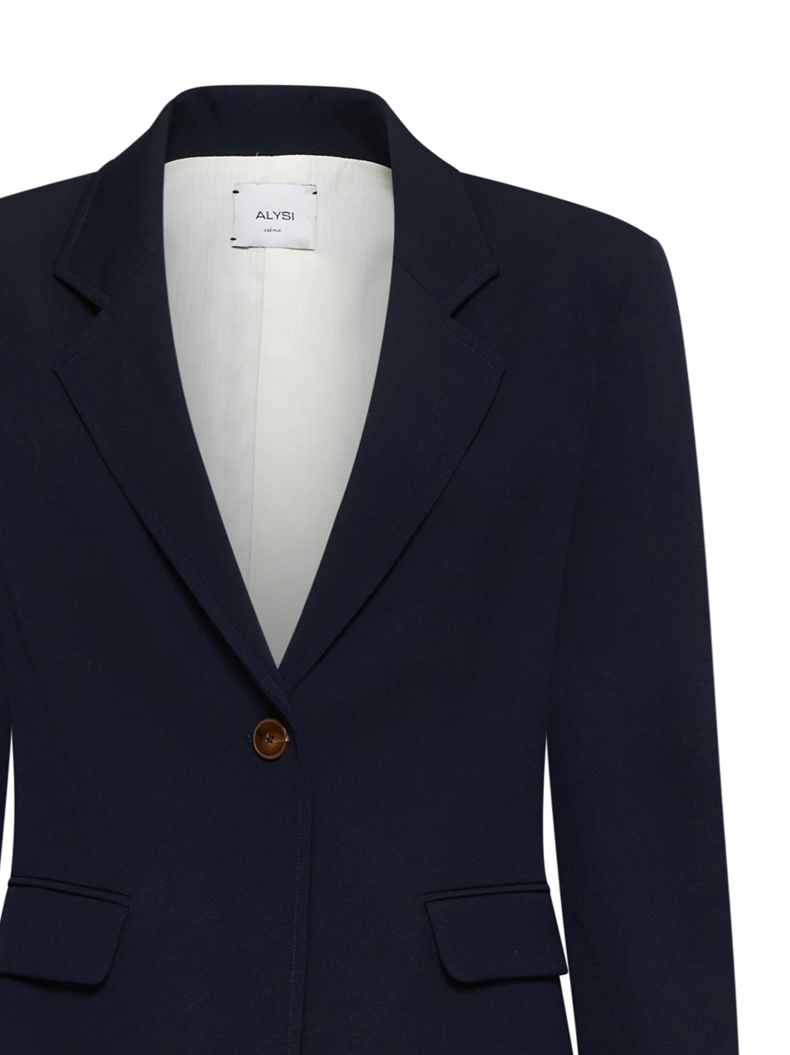 Shop Alysi Blazer In Blue