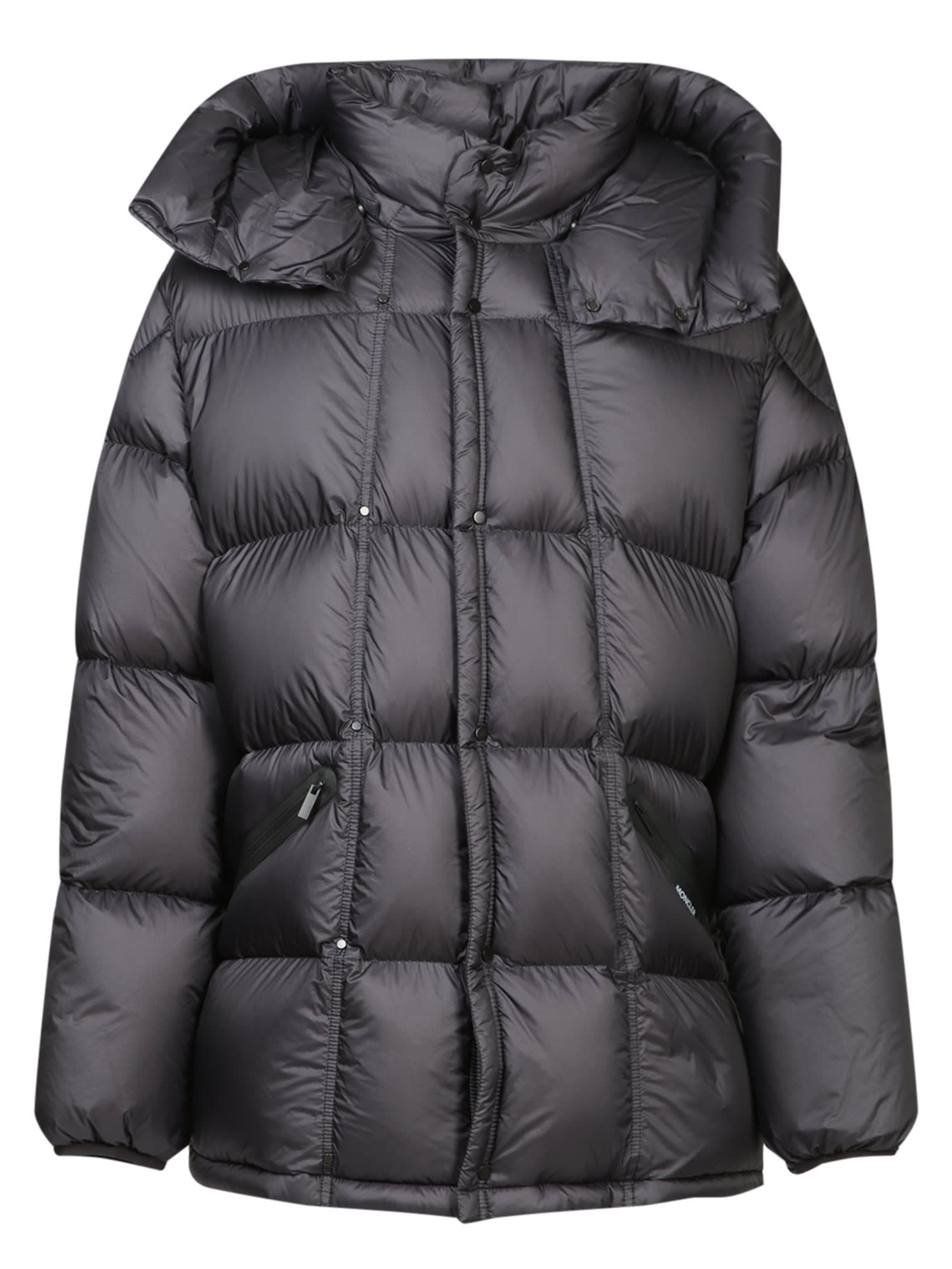 Shop Moncler Loff Blue Down Vest