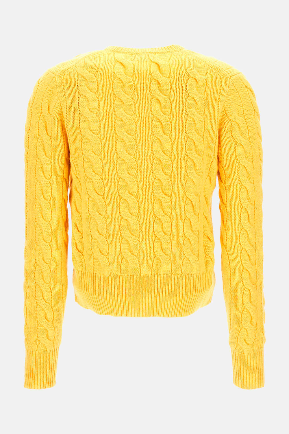 Polo Ralph Lauren Wool Cardigan In Yellow