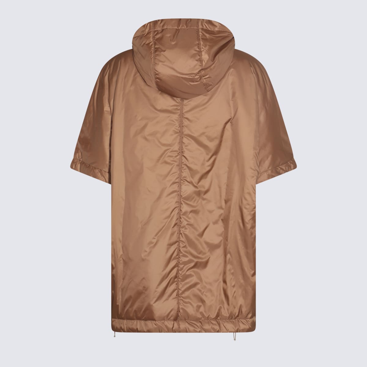Max Mara The Cube Camel Greenci Down Jacket In Brown
