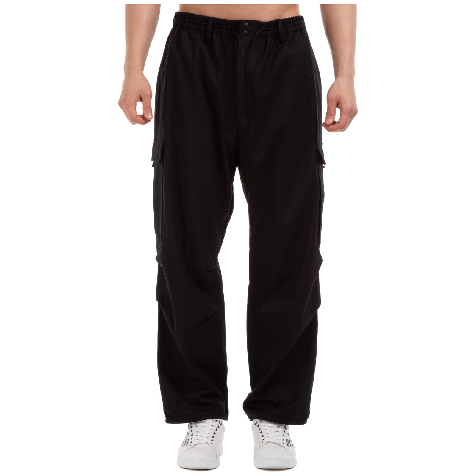 Y-3 Cargo Trousers In Nero