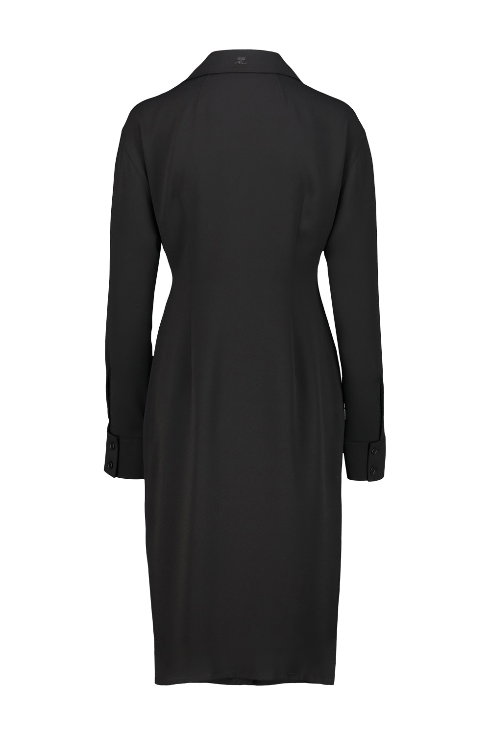 Courrèges Shirt Dress In Crepe Clothing